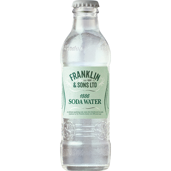 FRANKLINS SODA WATER 200X24